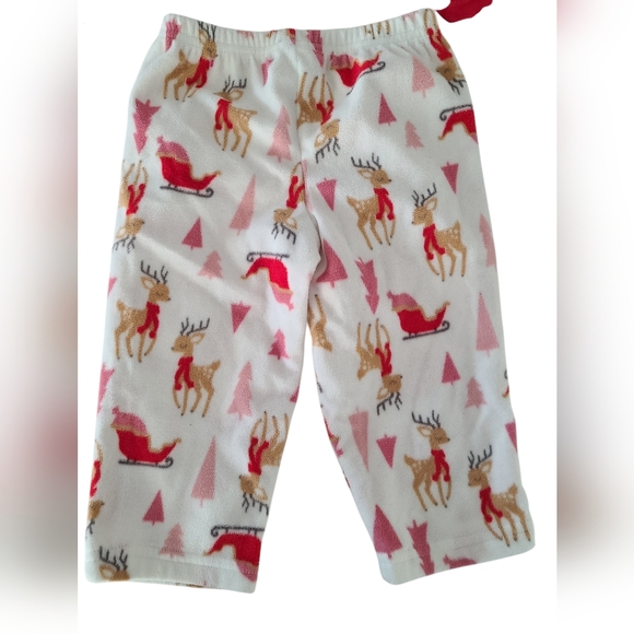 The Child of Mine Carters Baby Girl Pajama Set Reindeer Size 18 Months - Picture 3 of 7